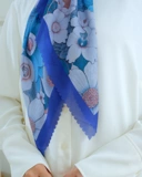 Square Hijab AZALEA 110x110 in Navy