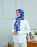 Square Hijab AZALEA 110x110 in Navy