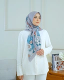 Square Hijab AZALEA 110x110 in Umber