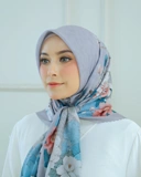 Square Hijab AZALEA 110x110 in Umber