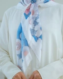 Square Hijab AZALEA 110x110 in White