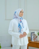 Square Hijab AZALEA 110x110 in White