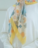 Square Hijab AZALEA 110x110 in Yellow