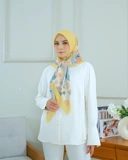 Square Hijab AZALEA 110x110 in Yellow
