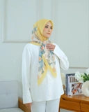 Square Hijab AZALEA 110x110 in Yellow