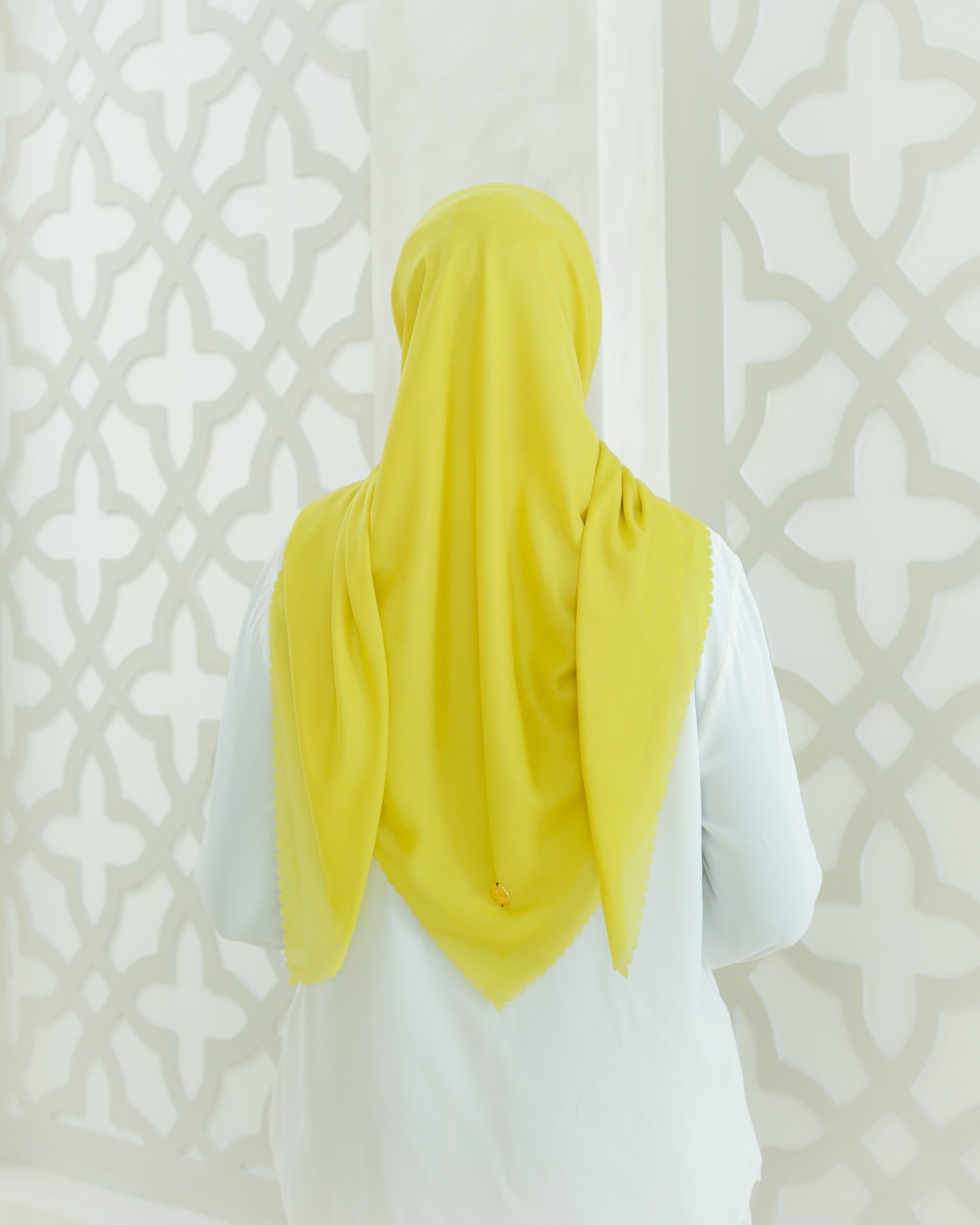 Plain Hijab VOAL ULTRAFINE in Celery