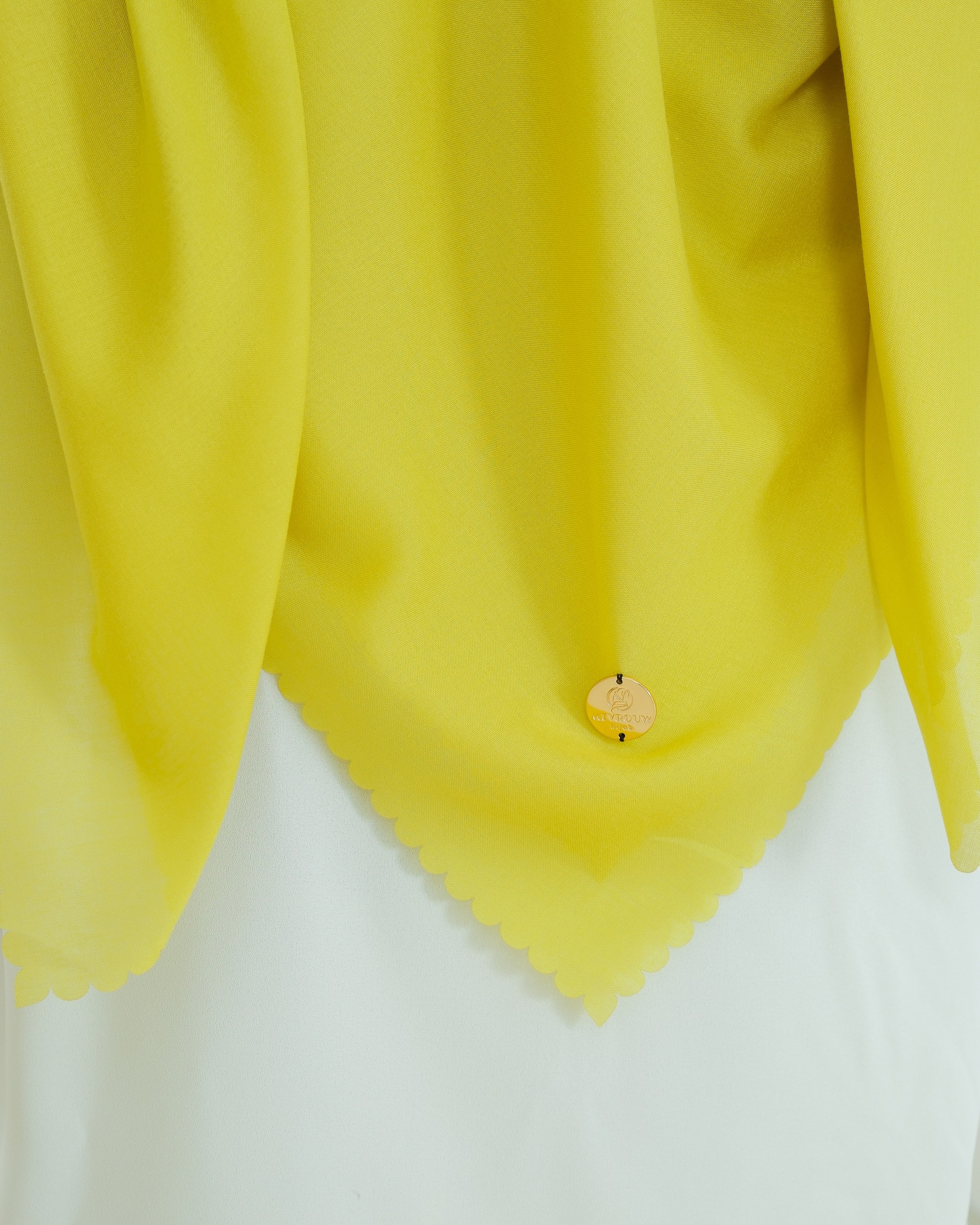 Plain Hijab VOAL ULTRAFINE in Celery