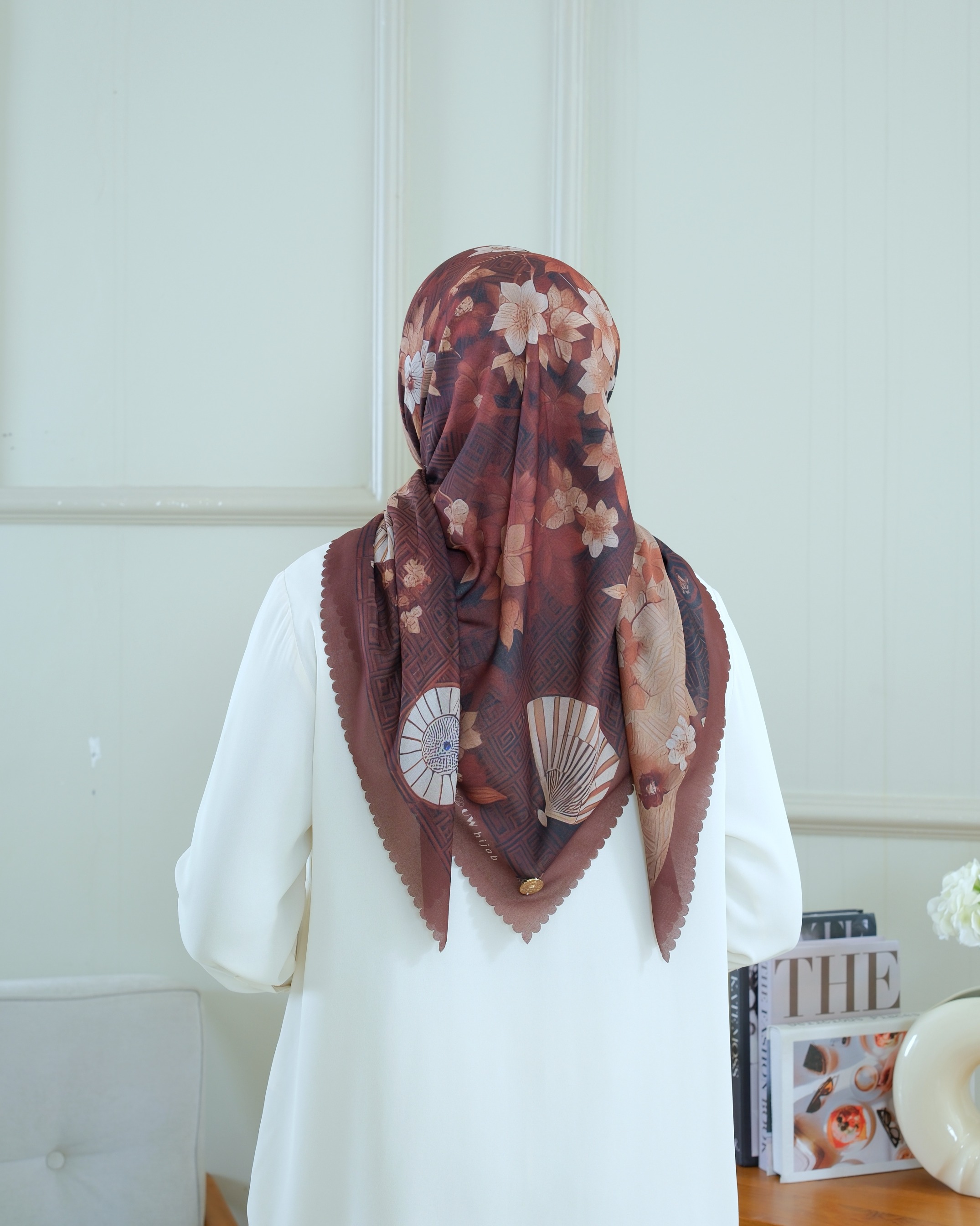 Square Hijab THE ZEN 110x110 in Chairo