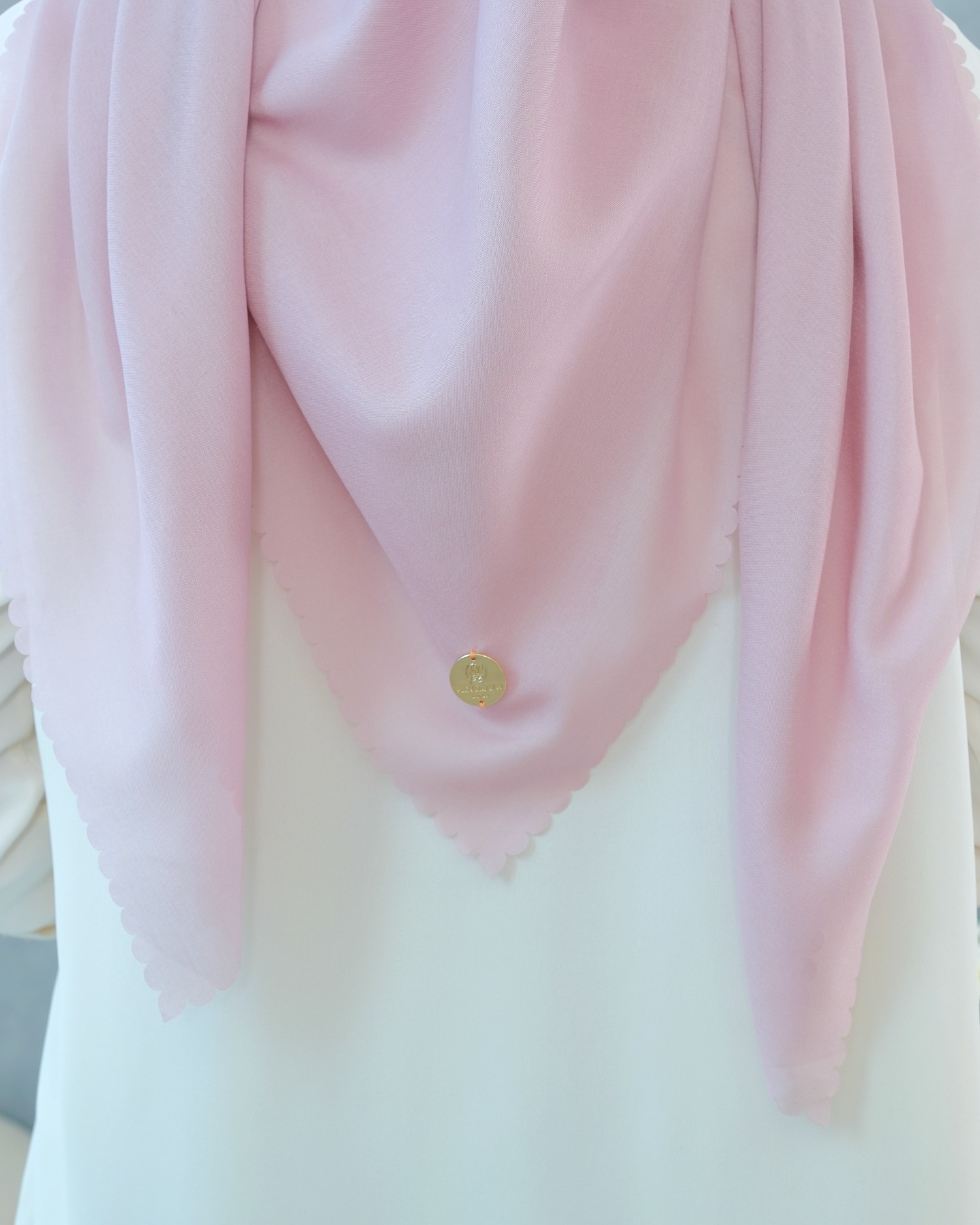 Plain Hijab VOAL ULTRAFINE in Cotton Candy
