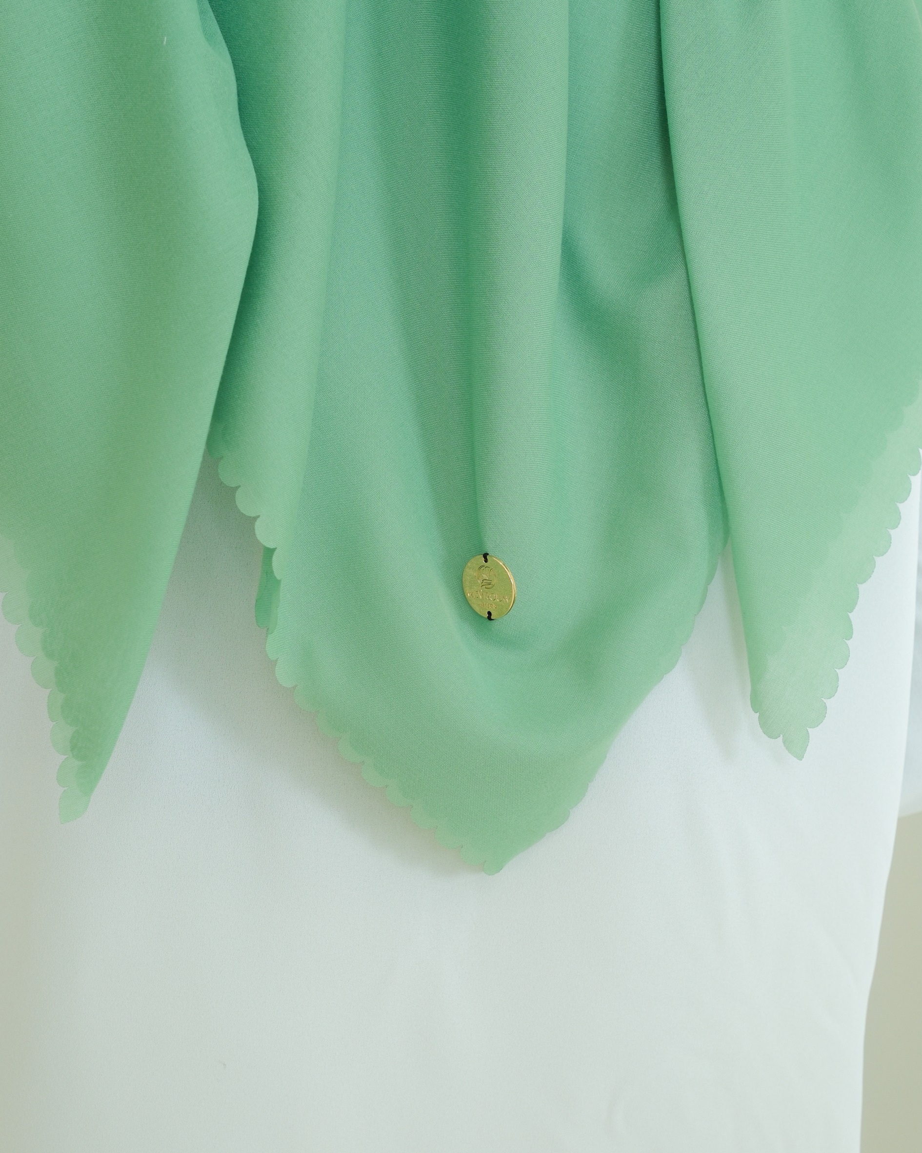 Plain Hijab VOAL ULTRAFINE in Greentea Bold