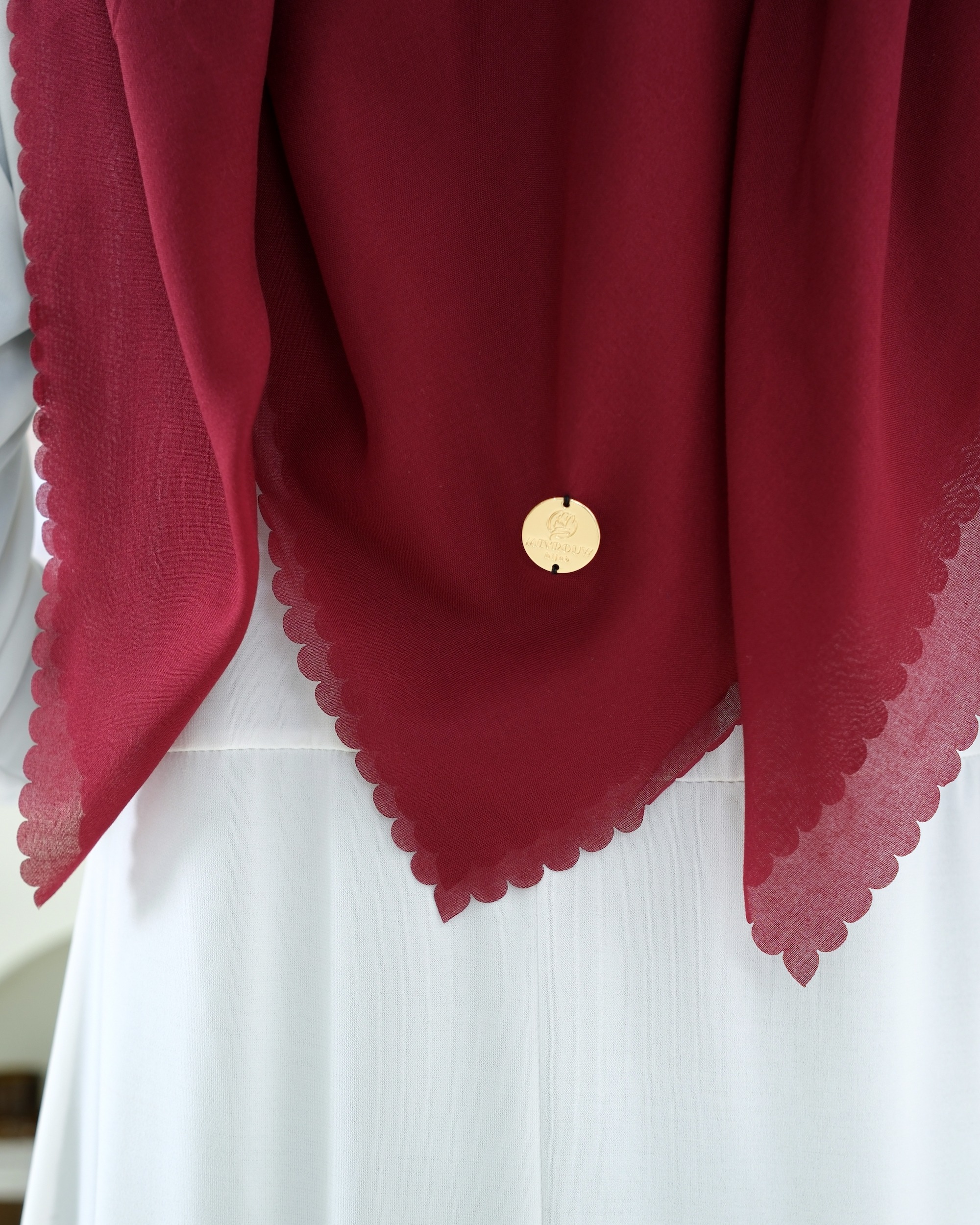 Plain Hijab VOAL ULTRAFINE in Heart