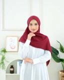 Plain Hijab VOAL ULTRAFINE in Heart