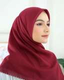 Plain Hijab VOAL ULTRAFINE in Heart