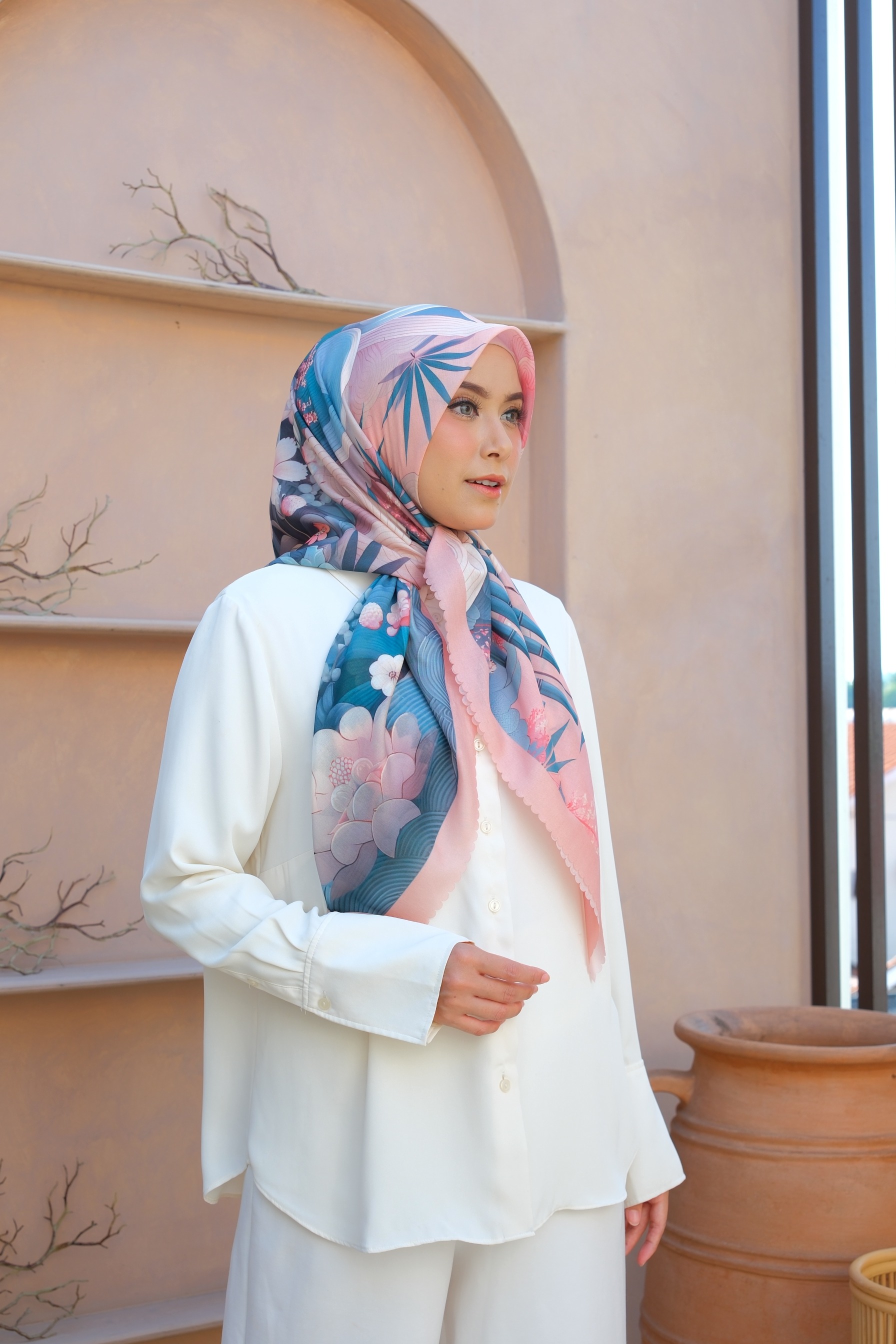 Square Hijab NIWA 110x110 in Hinode