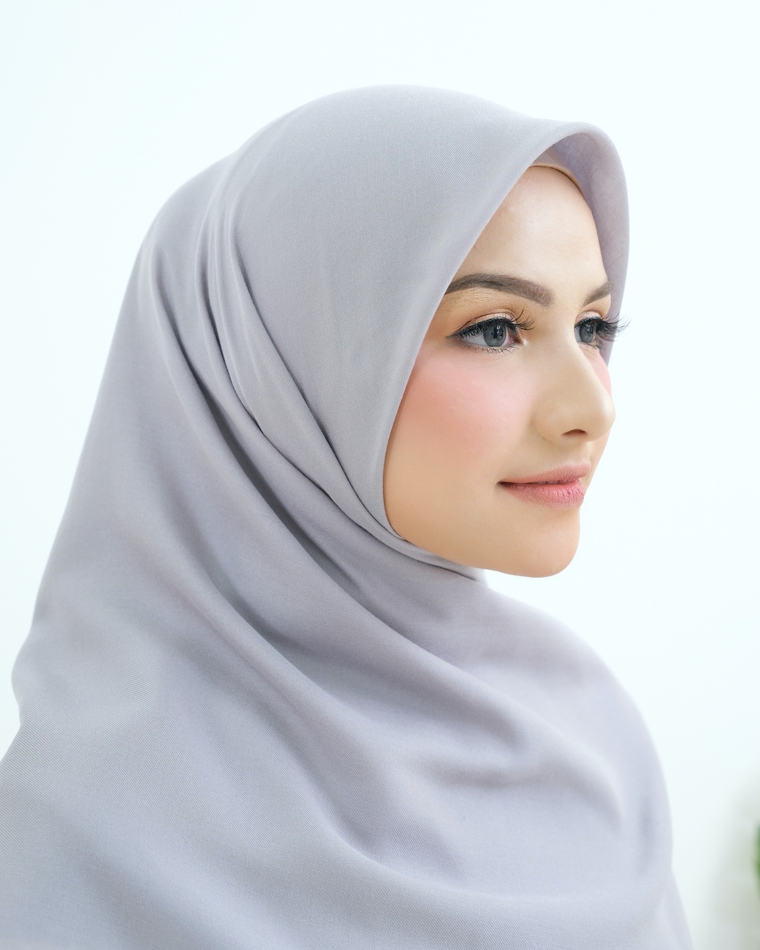 Plain Hijab VOAL ULTIMATE TWILIGHT in Iceberg