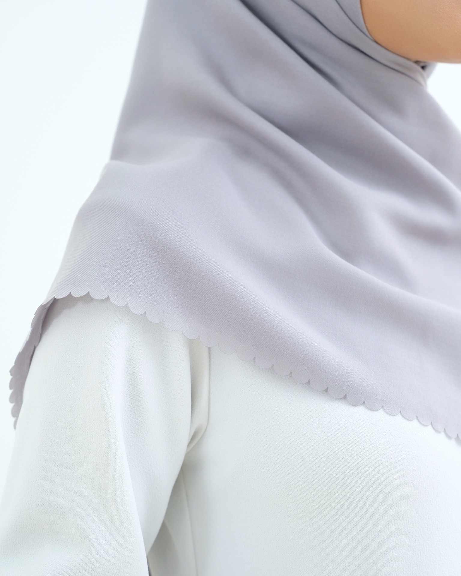 Plain Hijab VOAL ULTIMATE TWILIGHT in Iceberg