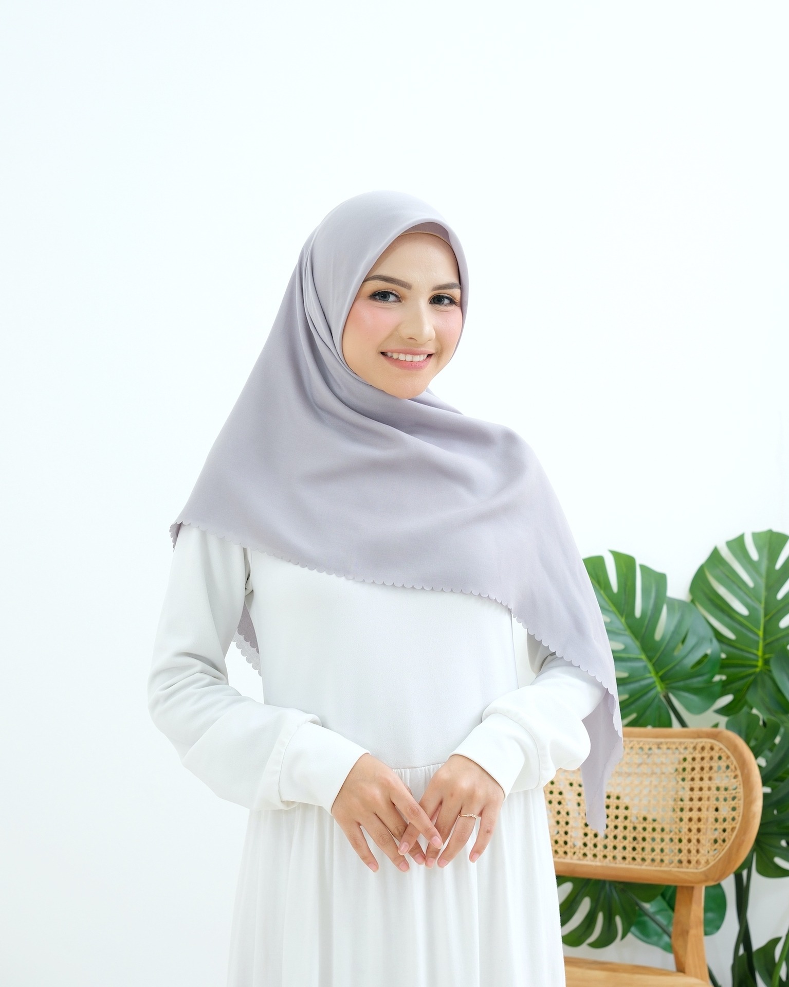 Plain Hijab VOAL ULTIMATE TWILIGHT in Iceberg