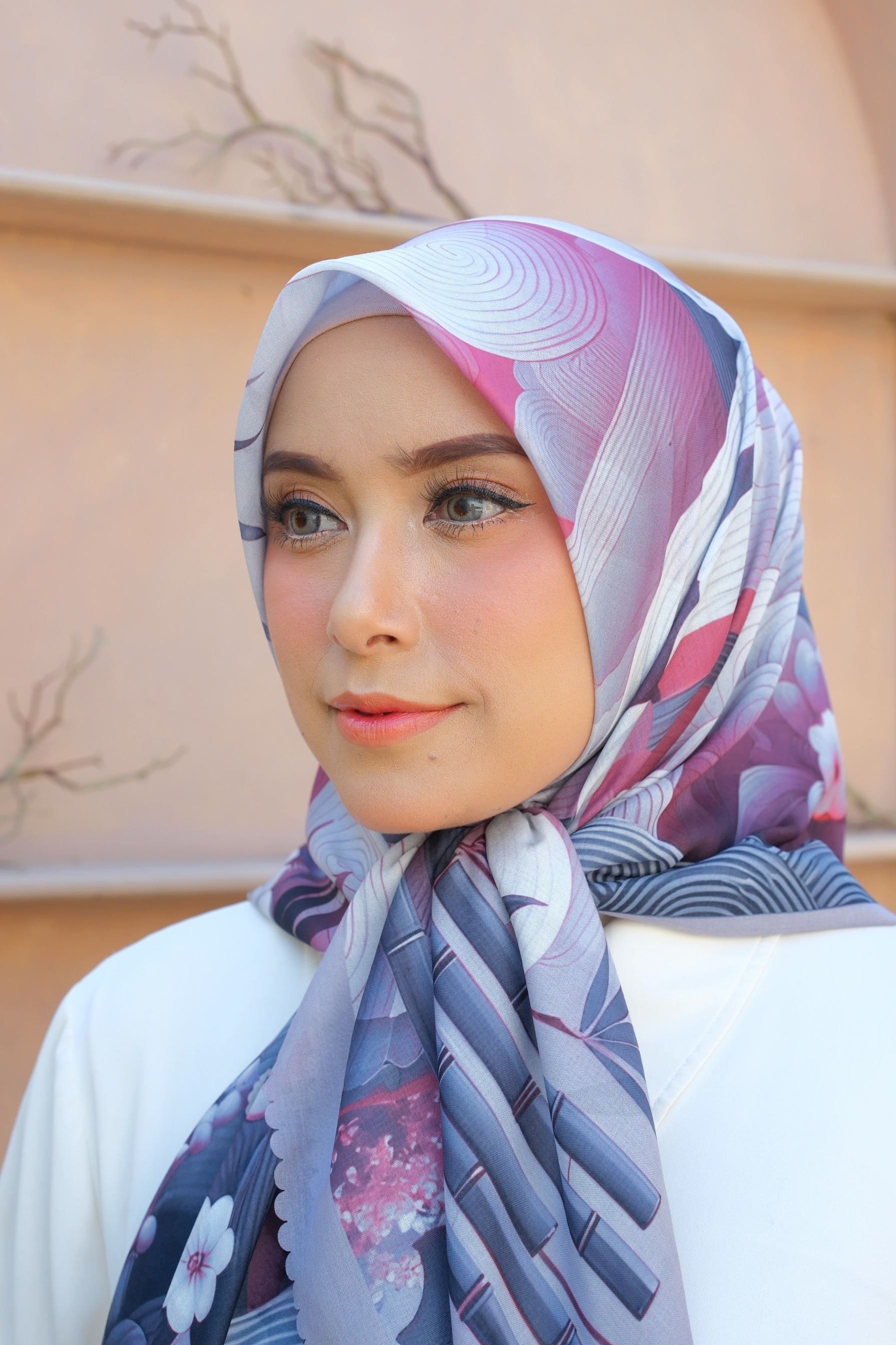 Square Hijab NIWA 110x110 in Lilac