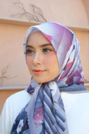 Square Hijab NIWA 110x110 in Lilac