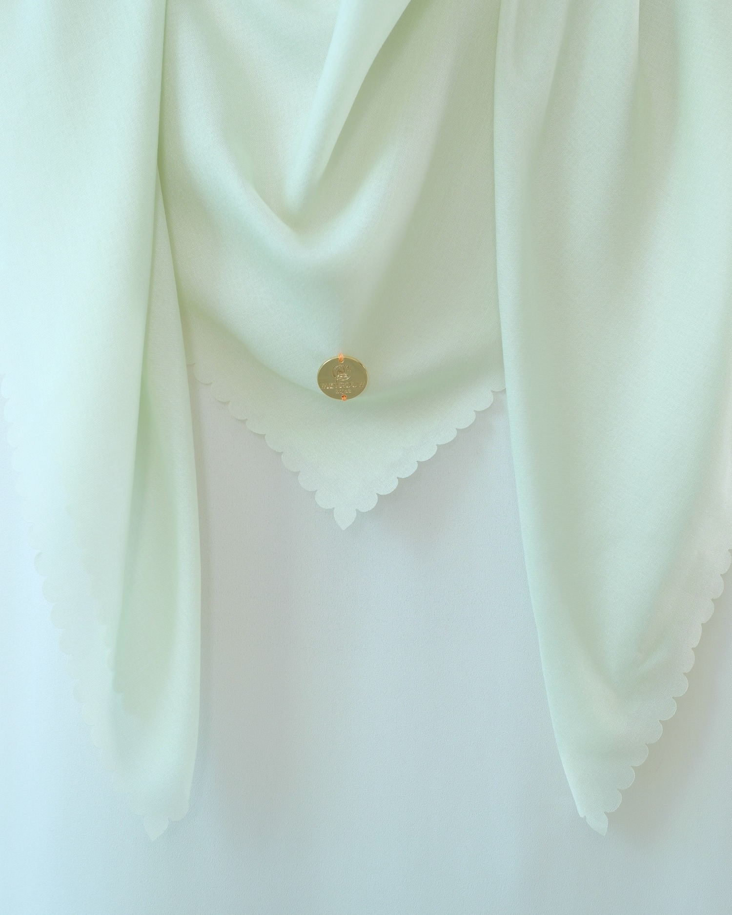 Plain Hijab VOAL ULTRAFINE in Lime Green