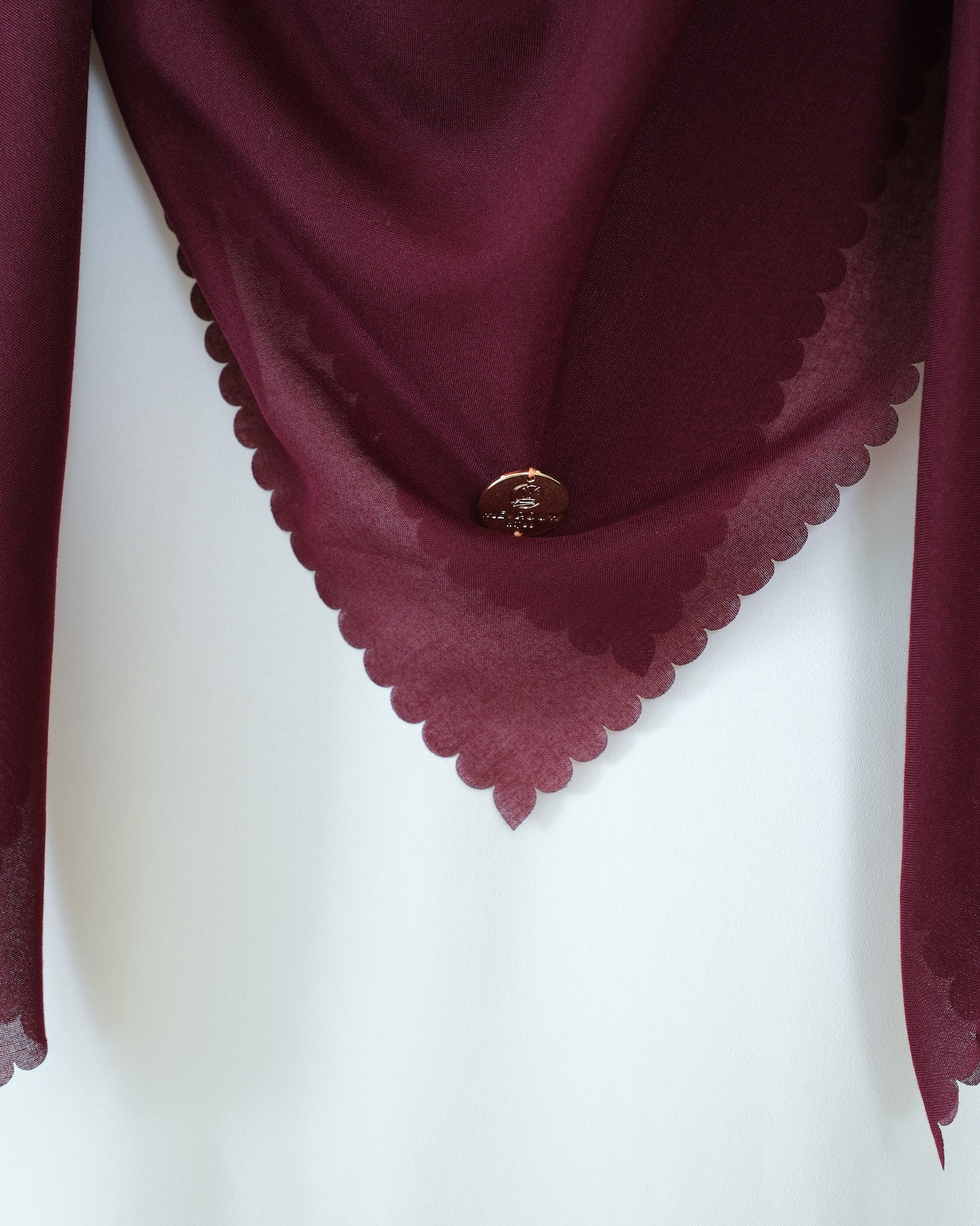 Plain Hijab VOAL ULTRAFINE in Magenta Purple
