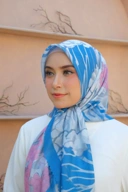 Square Hijab OCEAN 110x110 in Manta