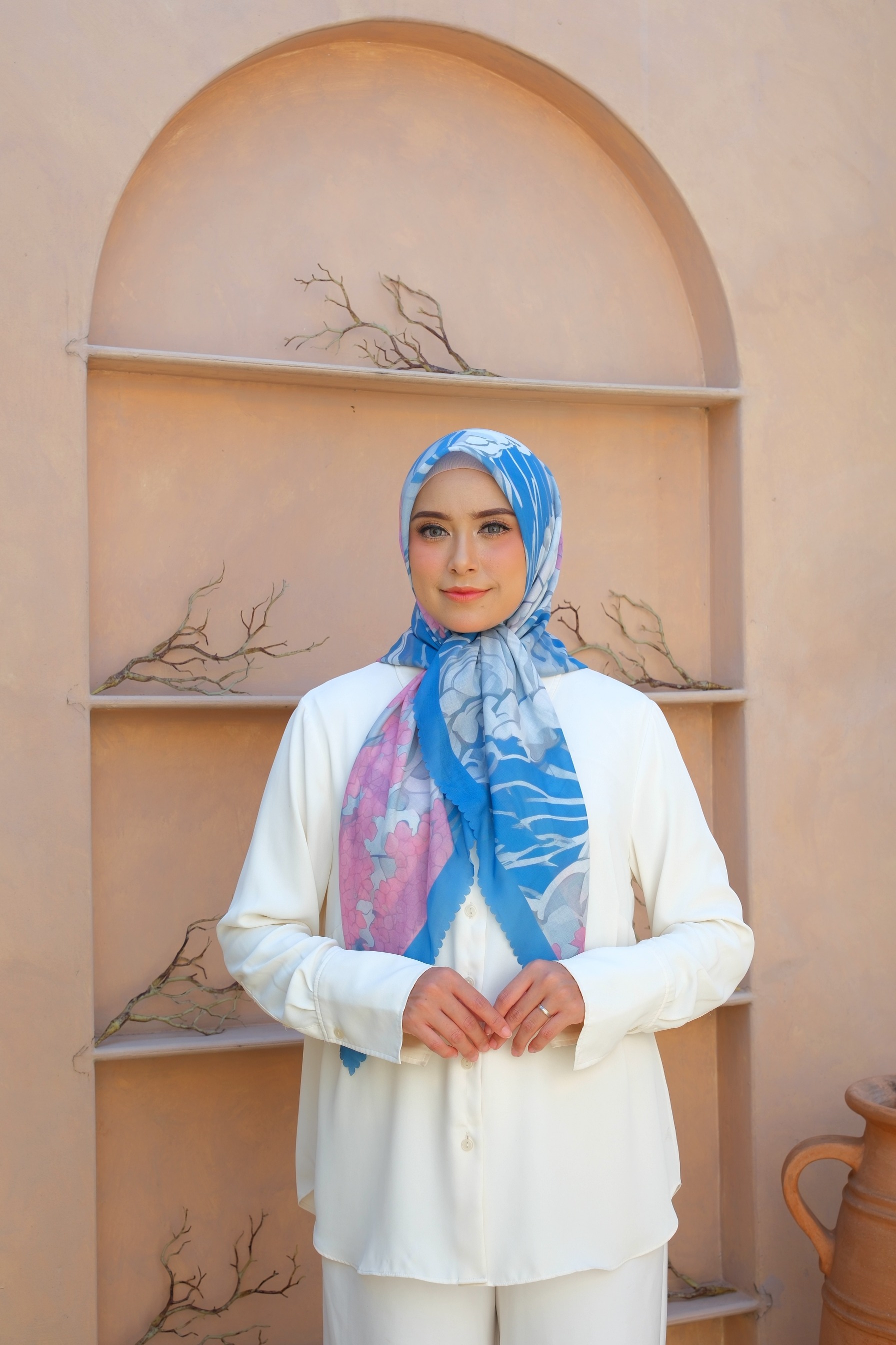 Square Hijab OCEAN 110x110 in Manta