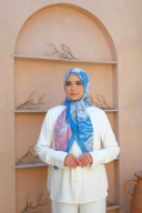 Square Hijab OCEAN 110x110 in Manta