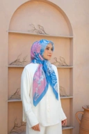 Square Hijab OCEAN 110x110 in Manta