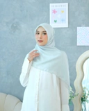 Plain Hijab VOAL PARIS PREMIUM in Milky Green
