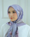 Square Hijab THE ZEN 110x110 in Murasaki