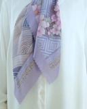 Square Hijab THE ZEN 110x110 in Murasaki
