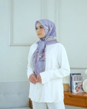 Square Hijab THE ZEN 110x110 in Murasaki