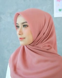 Plain Hijab VOAL PARIS PREMIUM in Old Rose