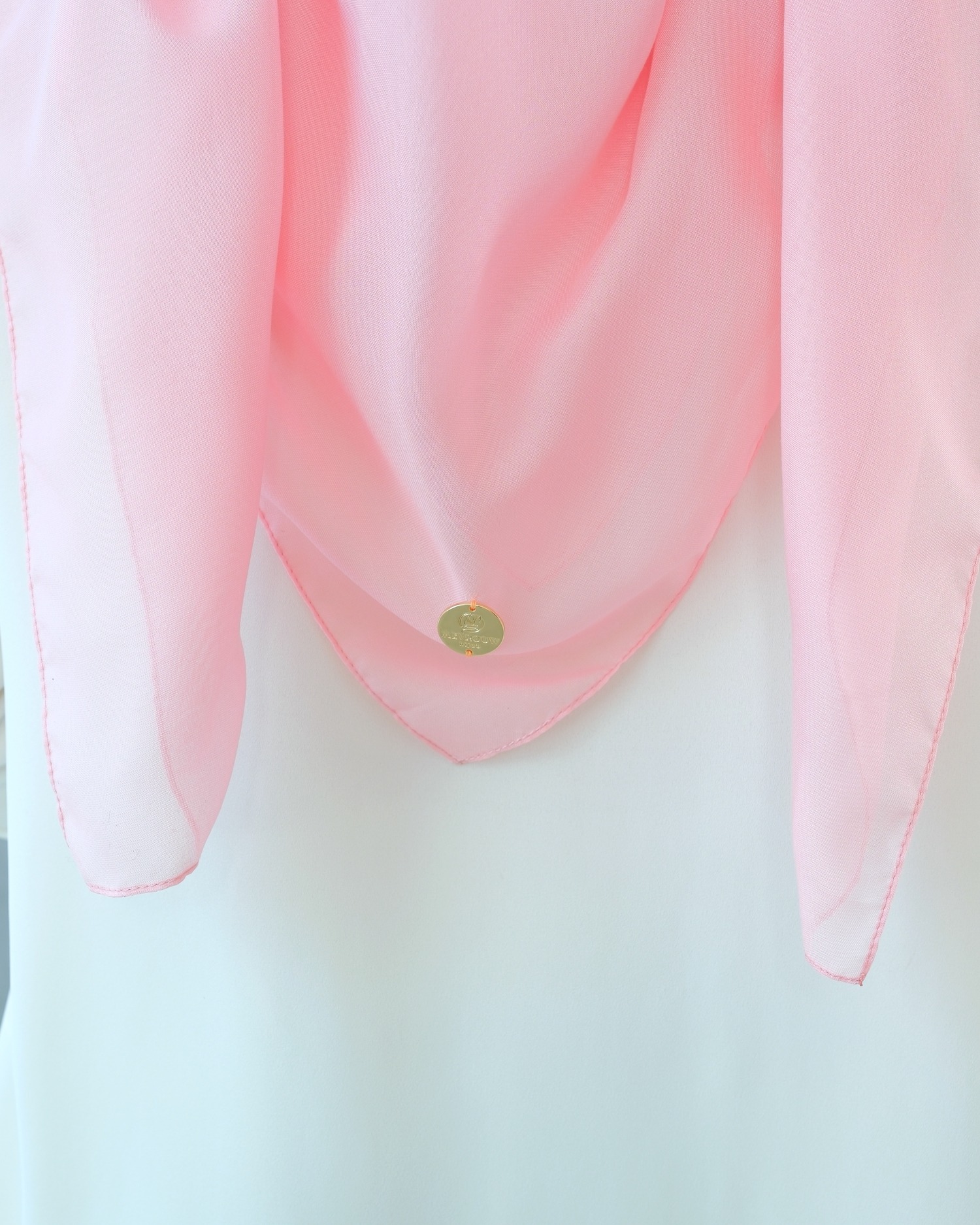 Plain Hijab VOAL PARIS PREMIUM in Pink Icing