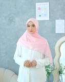Plain Hijab VOAL PARIS PREMIUM in Pink Icing