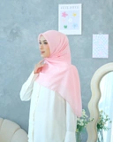 Plain Hijab VOAL PARIS PREMIUM in Pink Icing