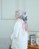 Square Hijab THE ZEN 110x110 in Pinku