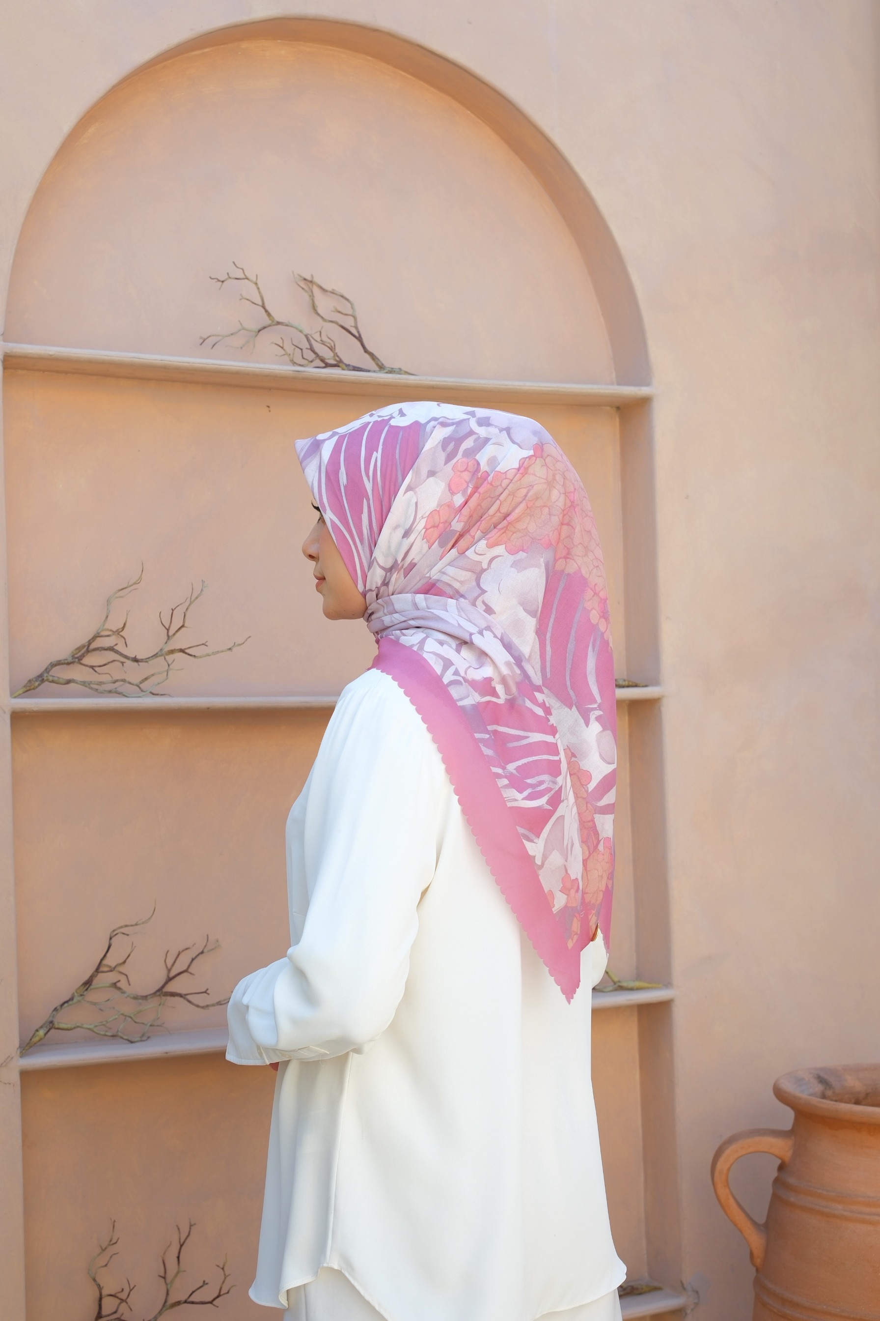 Square Hijab OCEAN 110x110 in Sponge