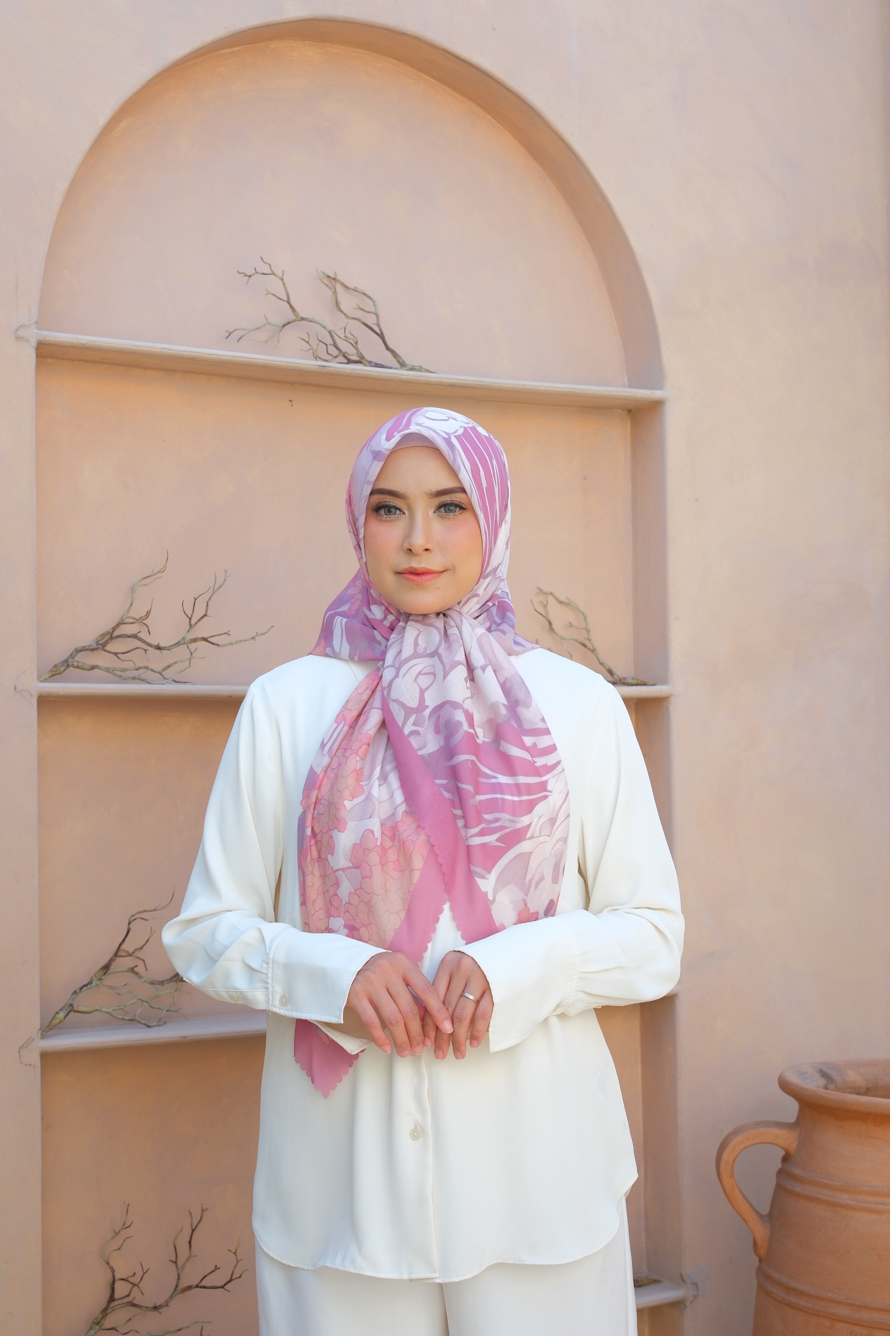 Square Hijab OCEAN 110x110 in Sponge