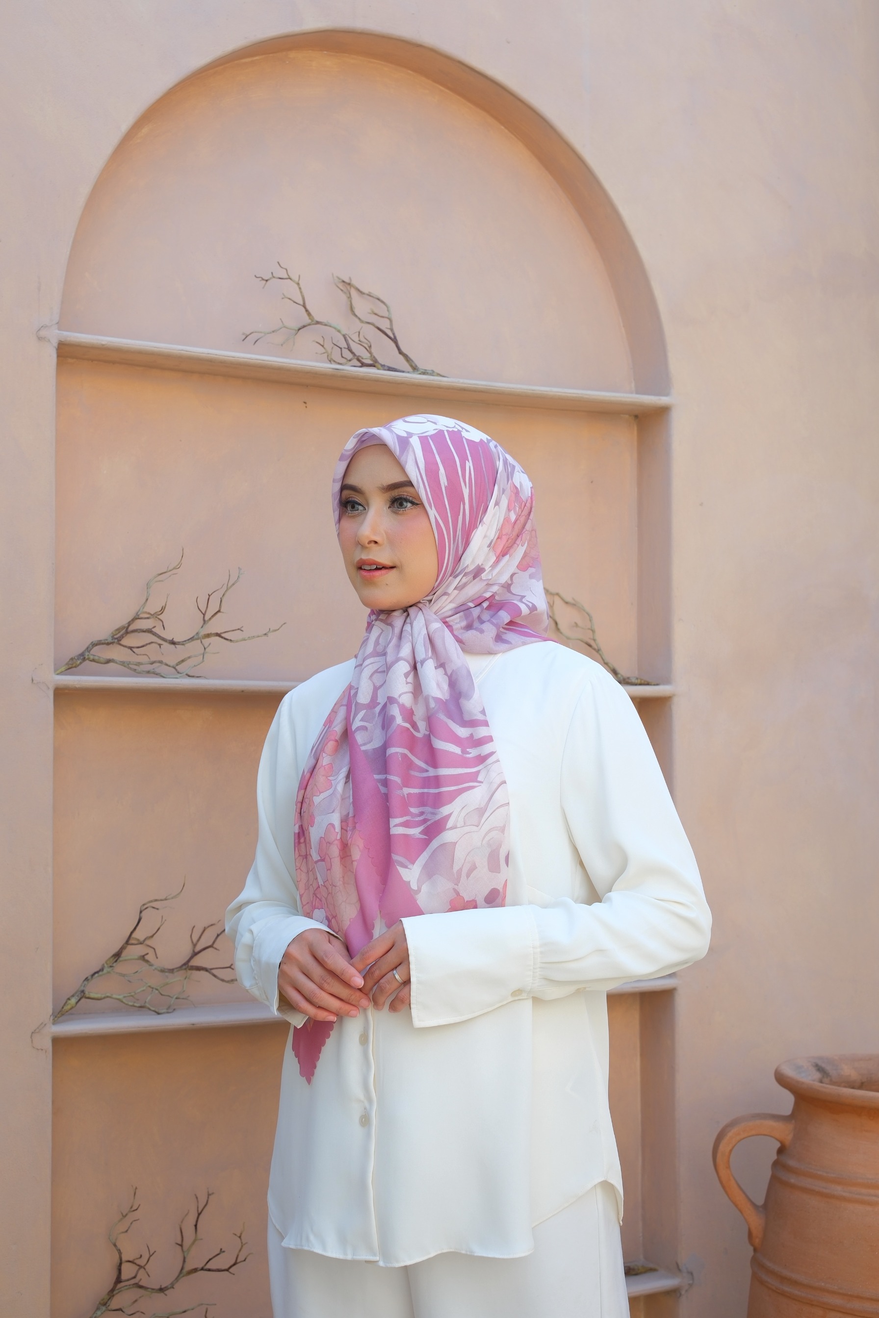 Square Hijab OCEAN 110x110 in Sponge