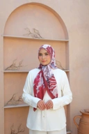 Square Hijab OCEAN 110x110 in Squid