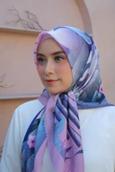 Square Hijab NIWA 110x110 in Sumire