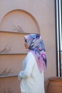 Square Hijab NIWA 110x110 in Sumire