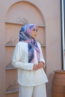 Square Hijab NIWA 110x110 in Sumire