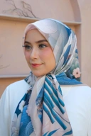 Square Hijab NIWA 110x110 in Toffee