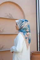 Square Hijab NIWA 110x110 in Toffee