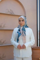 Square Hijab NIWA 110x110 in Toffee
