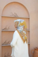Square Hijab OCEAN 110x110 in Urchin