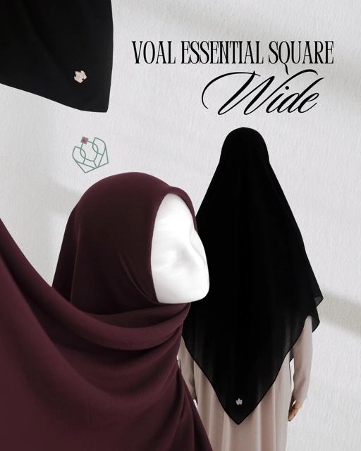 Image of PO Voal Essential Square WIDE (± 140x140 cm)
